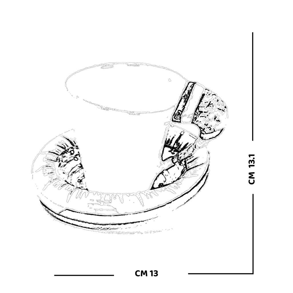 Cappuccino w/ Plate Single