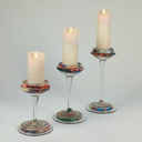 Trio Glass Candle Holder S/3