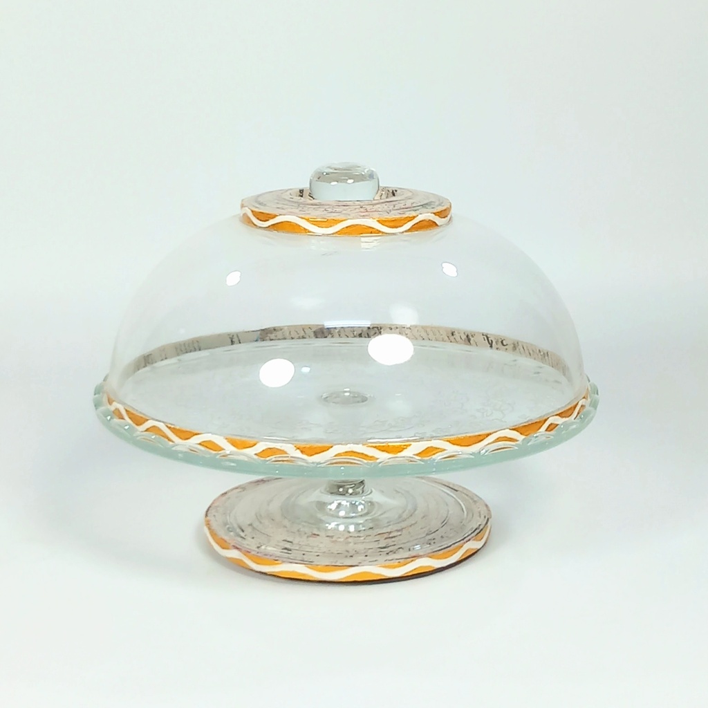 Tur Glass Cake Stand