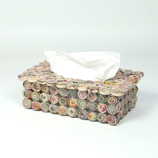 [TW01-5] Colourful Rounds Tissue Box