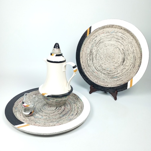 Round Tray 41cm - Earth & Shadow